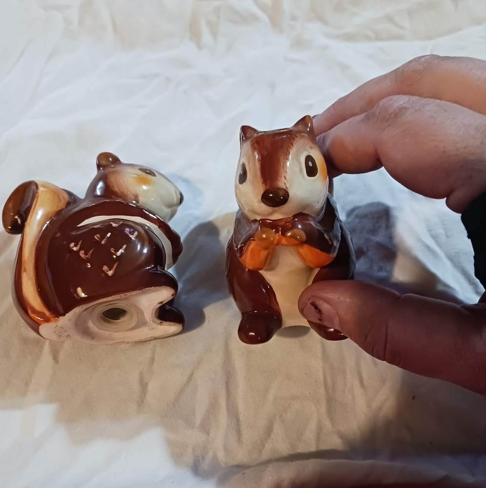 Squirrel salt & pepper shakers